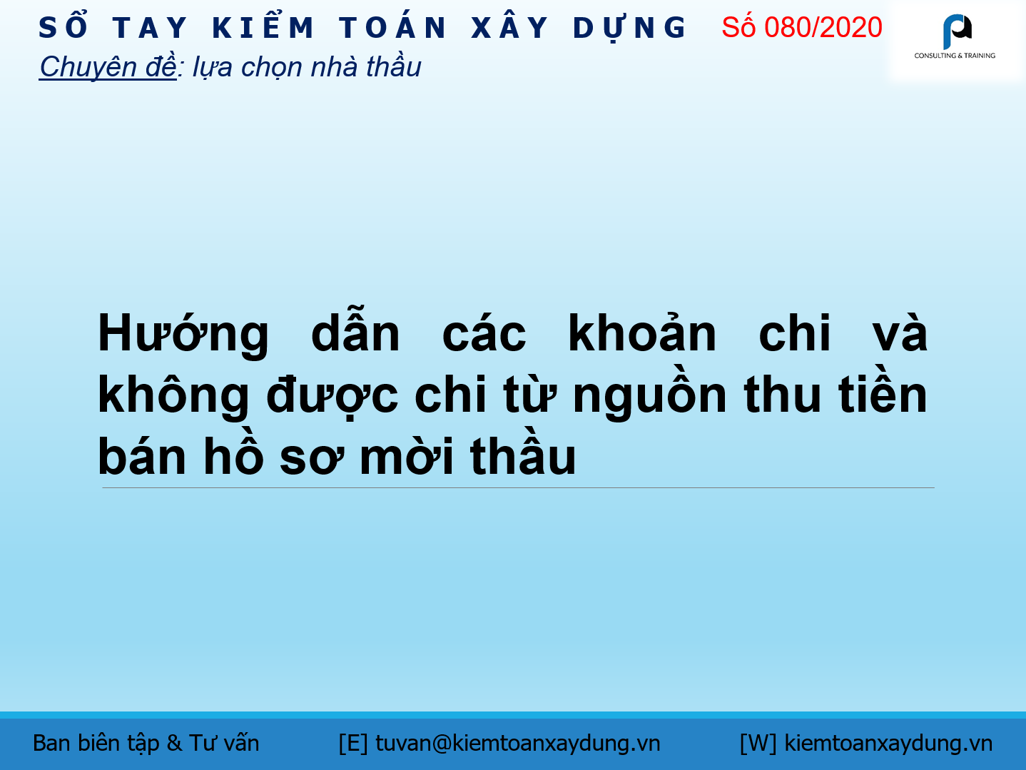 bán hồ sơ mời thầu