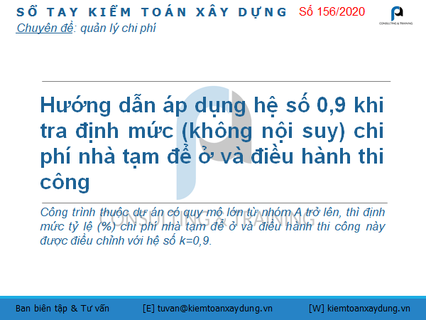 chi phí nhà tạm