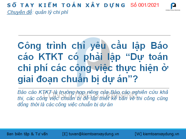 giai đoạn chuẩn bị dự án