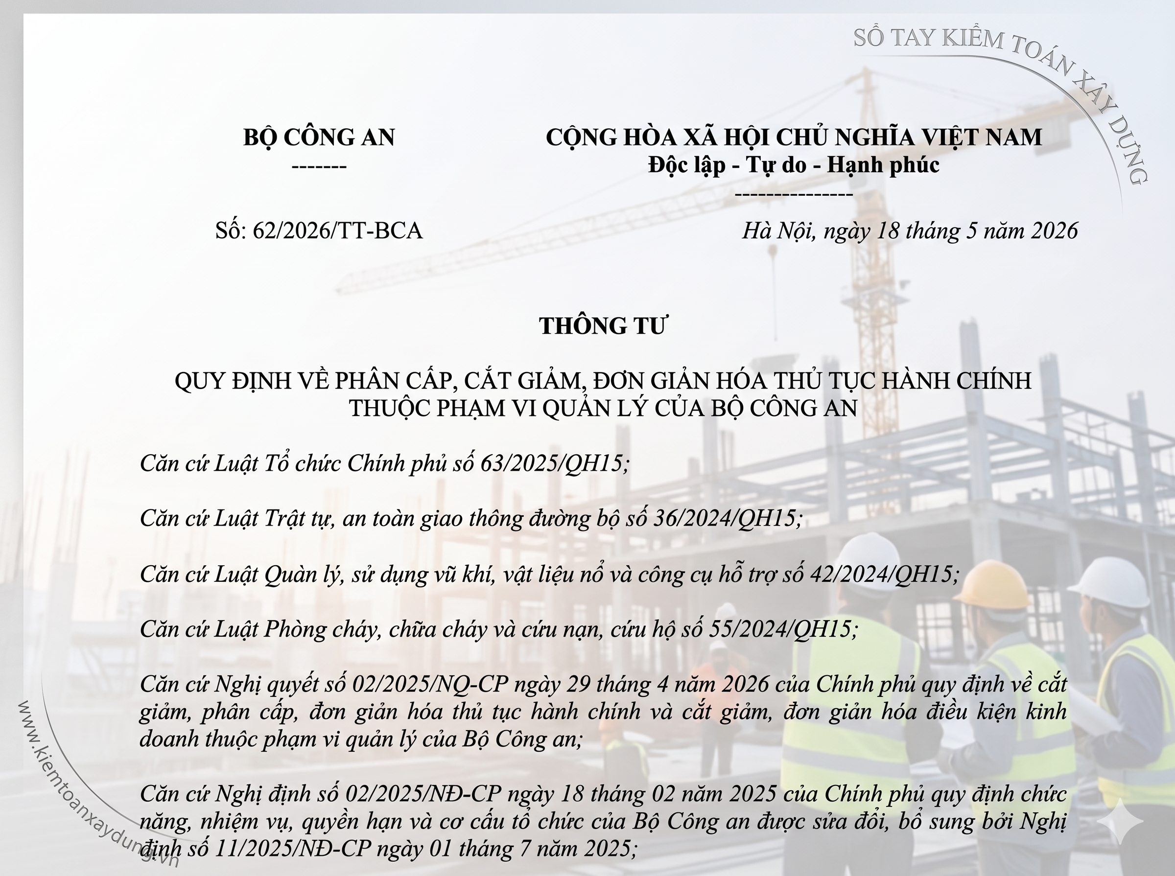 51-so-tay-kiem-toan-xay-dung-thong-tu-62-2026-tt-bca